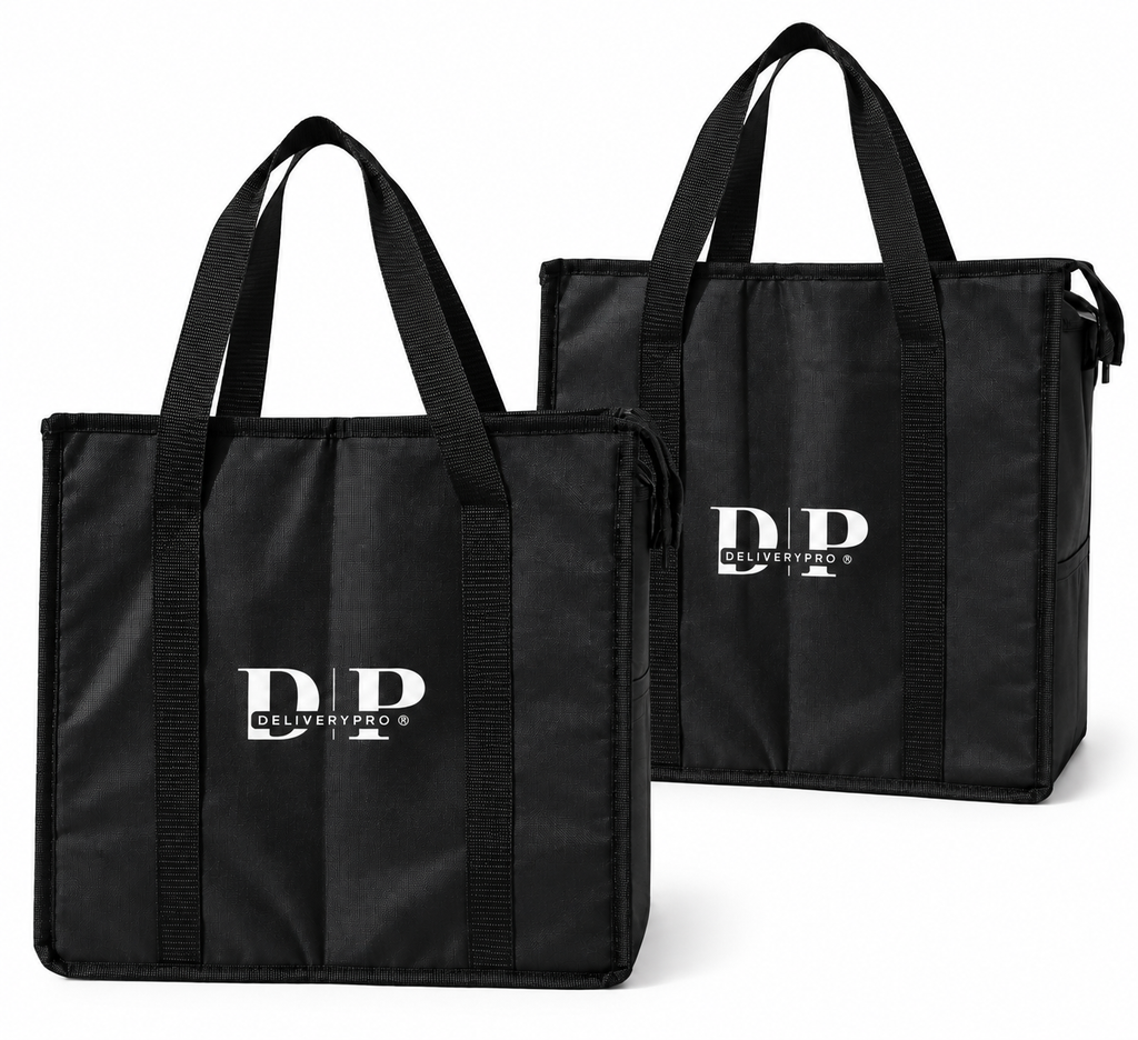DeliveryPro Premium Insulated Food Delivery Tote Bag – 2-Pack Value Pack
