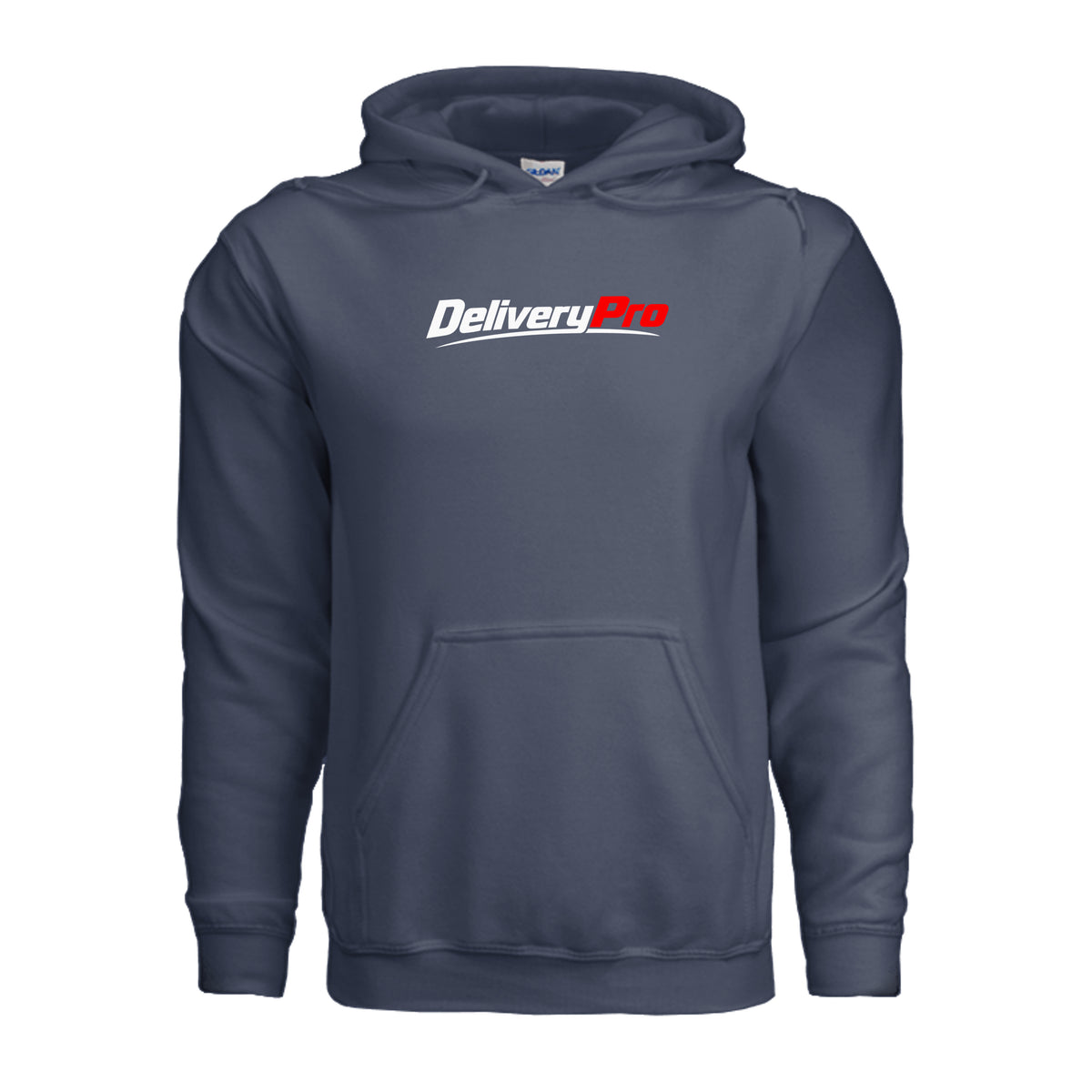 DeliveryPro Men's Fleece Pullover Hoodie in Navy - front view