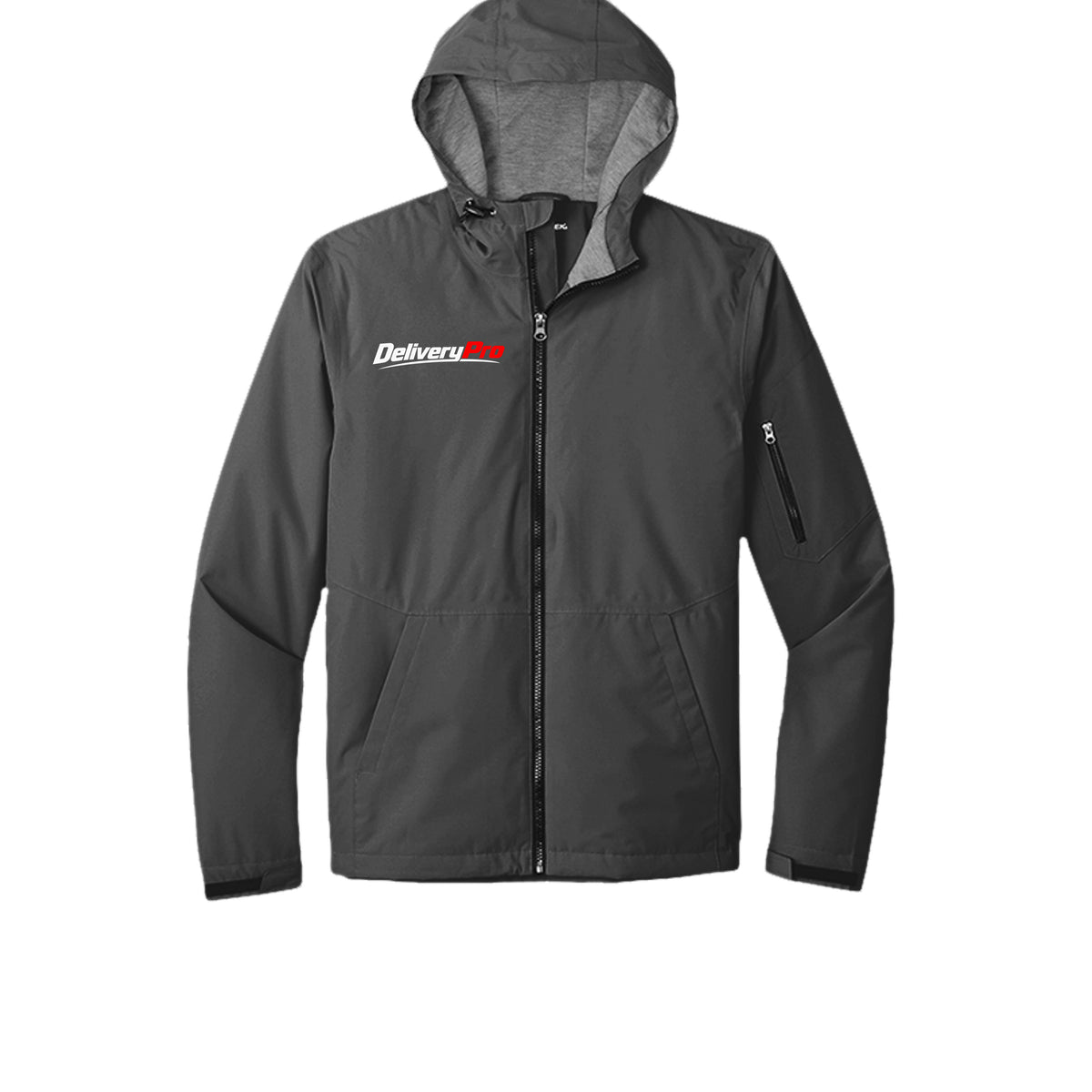 DeliveryPro™ Men's Waterproof Insulated Driver Jacket in Graphite - front view