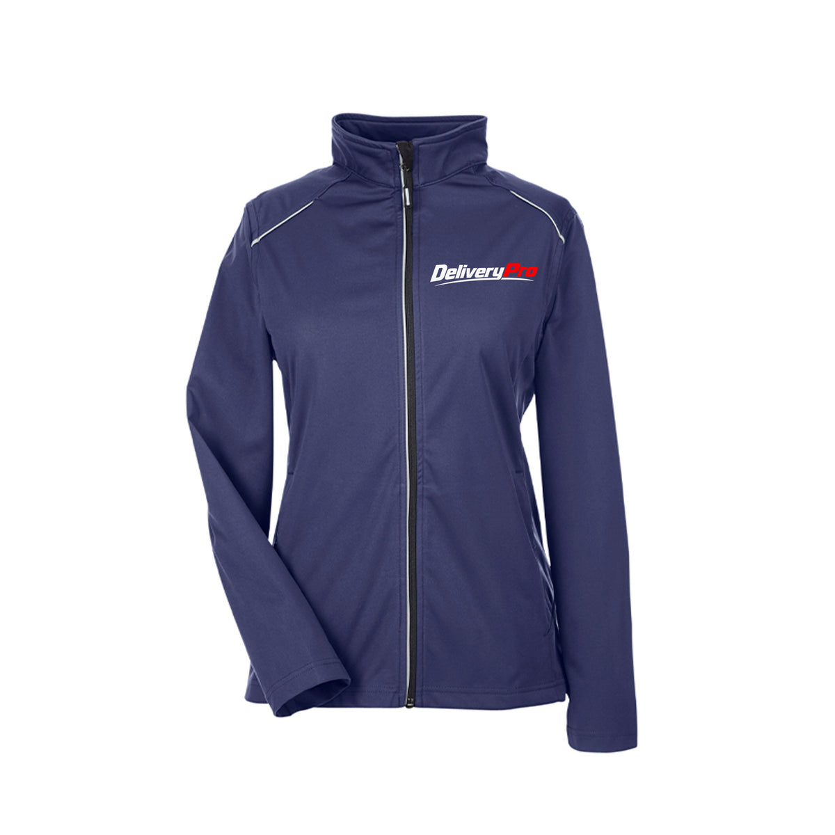 DeliveryPro Women's 3-Layer Performance Jacket in Classic Navy - front view