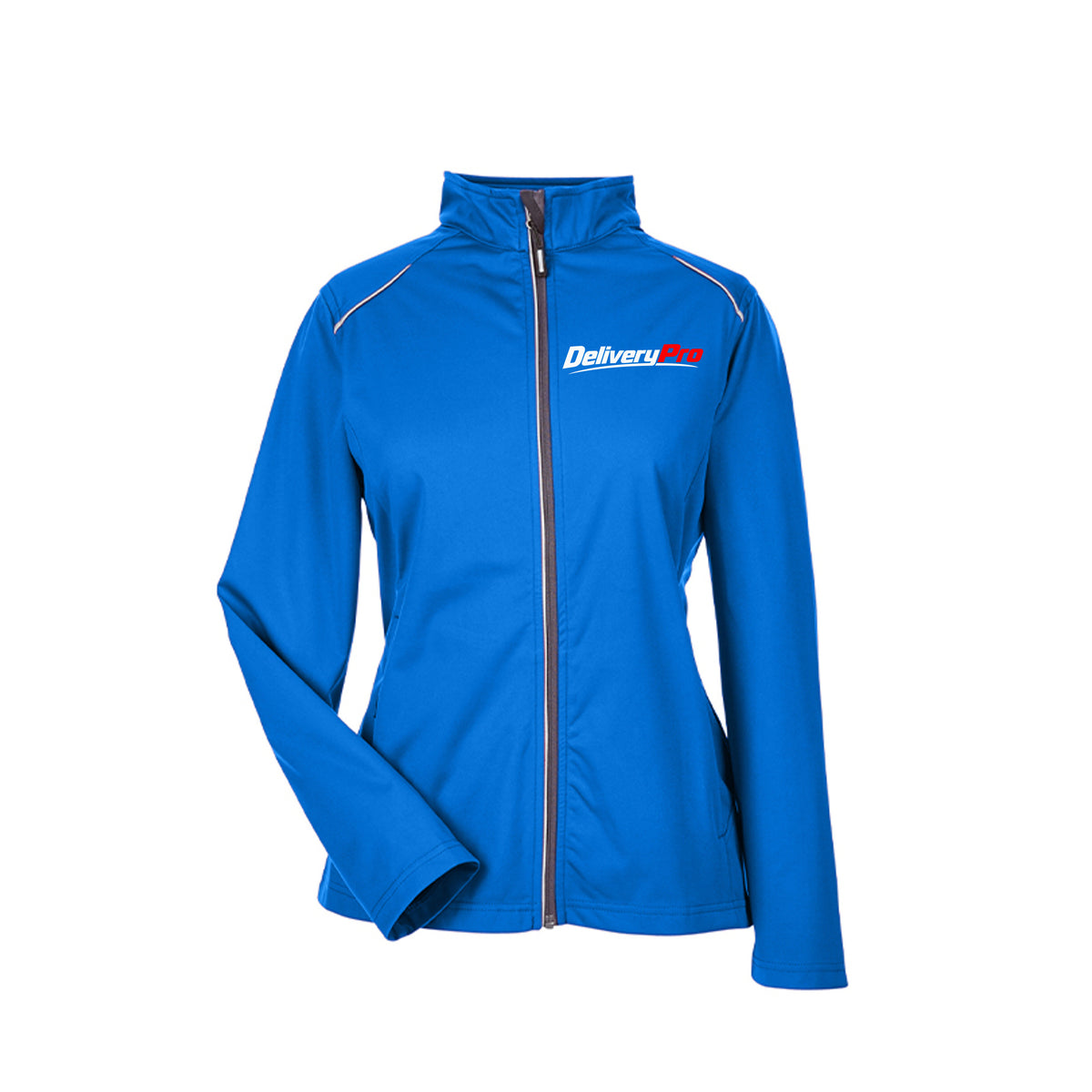 DeliveryPro Women's 3-Layer Performance Jacket in True Royal - front view