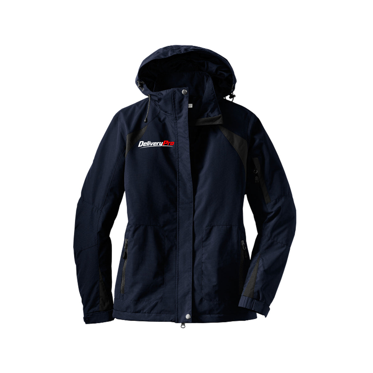 DeliveryPro Women's All-Season Driver Jacket in Navy Blue - front view